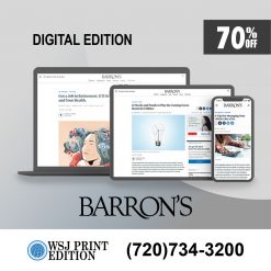 Barron’s News Digital Subscription for 2 Years at 70% Discount