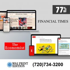 The Economist Newspaper and Financial Times Digital for $129