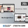 Financial Times Newspaper and The NY Times Digital Combo