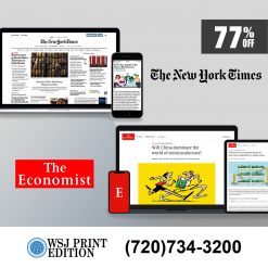 NY Times and The Economist Digital Access for 3 Years
