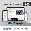 The Telegraph Digital Subscription for 12 Months at just $55