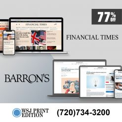 Barron's News and Financial Times Combo Digital for $129