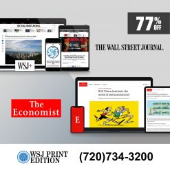 WSJ News Digital and The Economist 3-Year Combo
