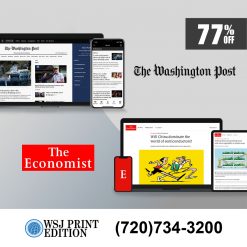 The Economist and Washington Post Combo Package for $129
